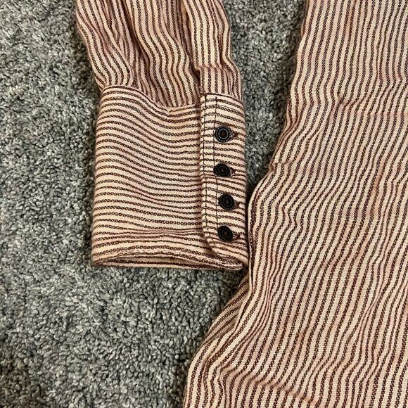 Free People Women’s Striped on the Road Long Sleeve size Small - Picture 5 of 8